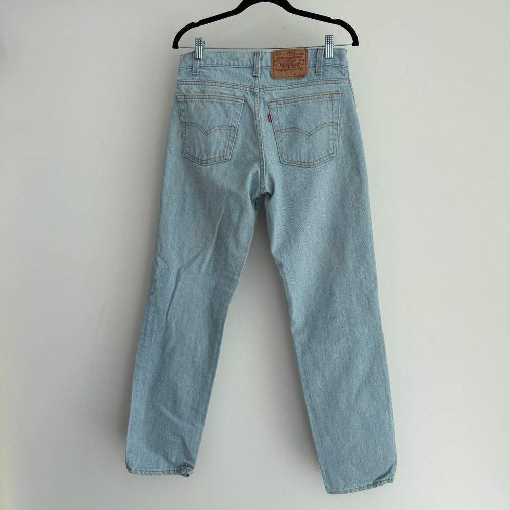Vintage Levi's 506 Jeans Mens 31x32 (30x31) Light Stone Wash Straight USA Made‎